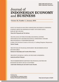 JURNAL : JOURNAL OF INDONESIAN ECONOMY and BUSISNESS VOLUME 38, NUMBER 1